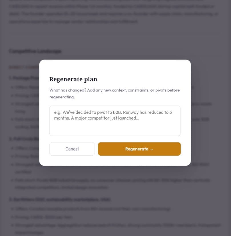 Plan revisions